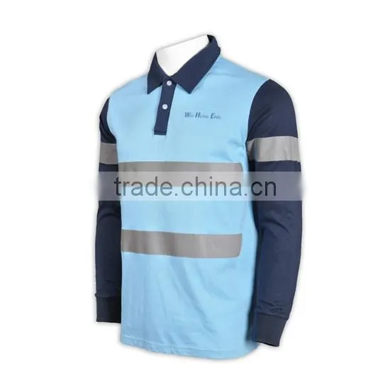 IS09001/BSCI Factory High Visibility Reflective Safety Polo Shirt photo-2