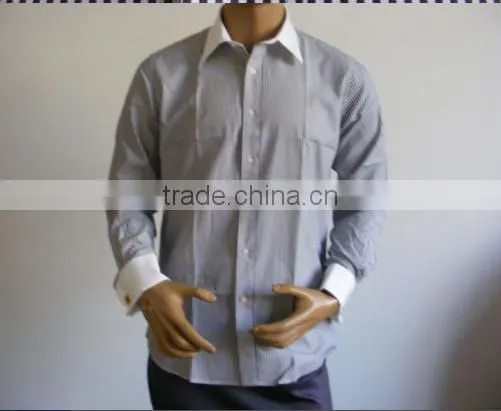 New Design for Men Stripes Dress Shirt Wedding Shirt Man Shirt photo-2