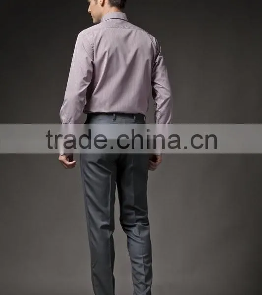 2014 Latest Style Cotton Mens Custom Dress Shirt photo-4