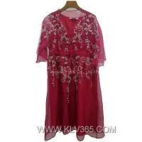 High Quality Designer Clothes Women Lady Embroidered Party Dress photo-2