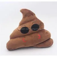 Cute Shits Poop Stuffed Toy Doll Christmas Present Funny Plush Emoji Poop Pillow photo-2