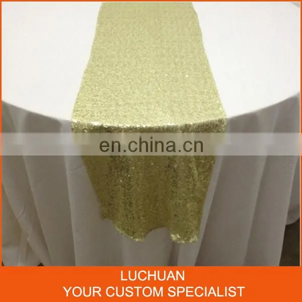 Graceful Sequin Coral Table Runner photo-5