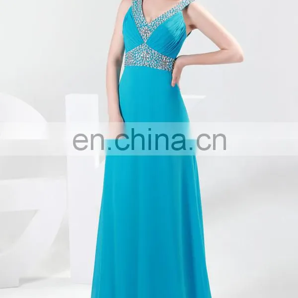 Grace Karin Charming The Turquoise Formal Evening Gown Dresses CL4419 photo-4