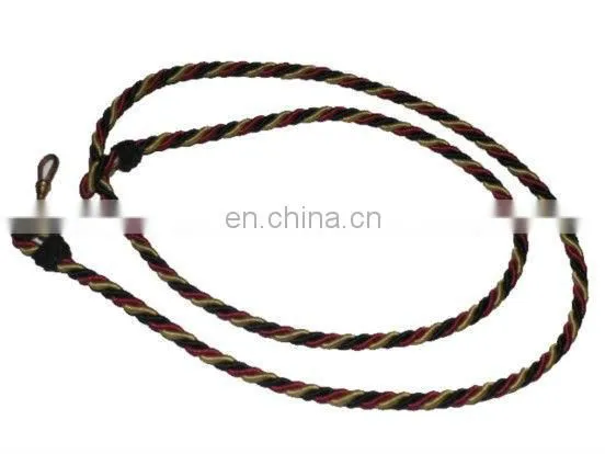 Yellow Silk Military Lanyard, String, PE Rope, Military Lanyard, Uniform Lanyard Whistle Cord photo-5