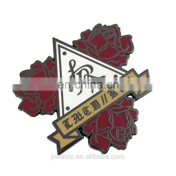 School Metal Uniform Star Shaped Embossed Metal Badge photo-2