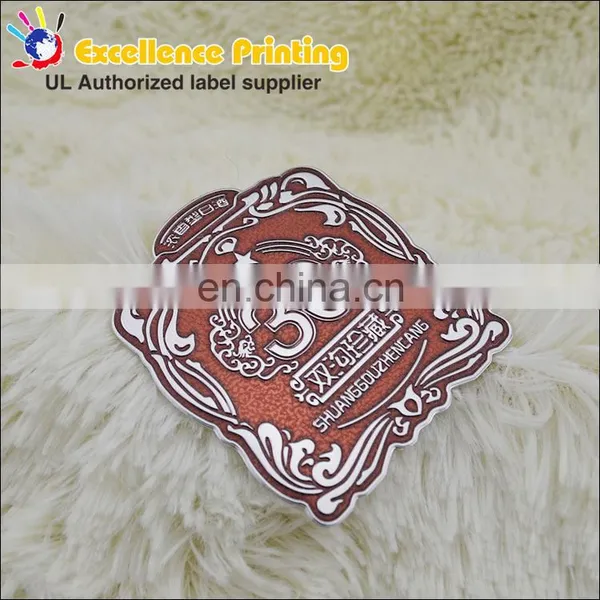 Custom Made Tearproof Aluminum Sticker Label photo-3