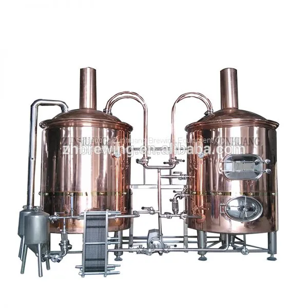 High Quality 300L Beer Brewing Equipment Red Copper Beer Setup for Pub, Bar, Restaurant photo-2