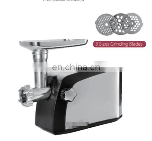 Meat Grinder 1000W Copper Motor S/S Housing EMC Standard VDE Plug Stainless Steel Housing Full Copper