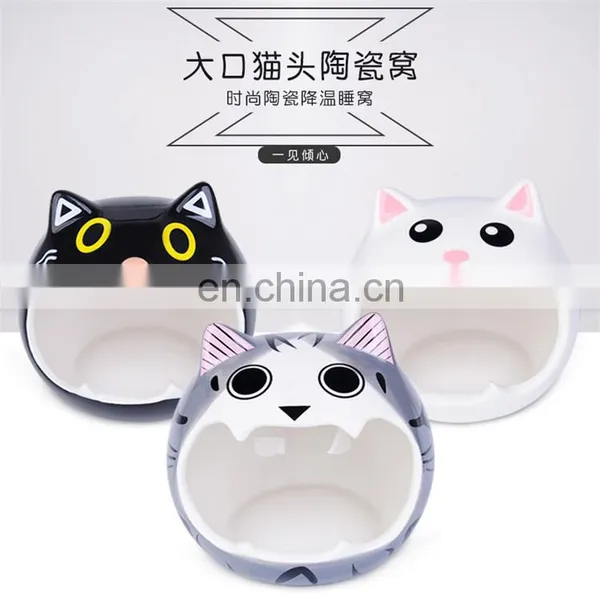 Summer Cool Small Animal Chinchilla Hedgehog Hamster Ceramic Nest photo-6