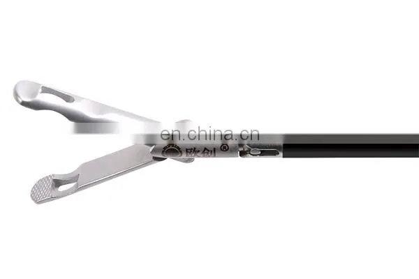 Geyi Reusable Atraumatic Forceps Autoclavable Fenstrated Grasper for Laparoscopy Surgical Instruments photo-4