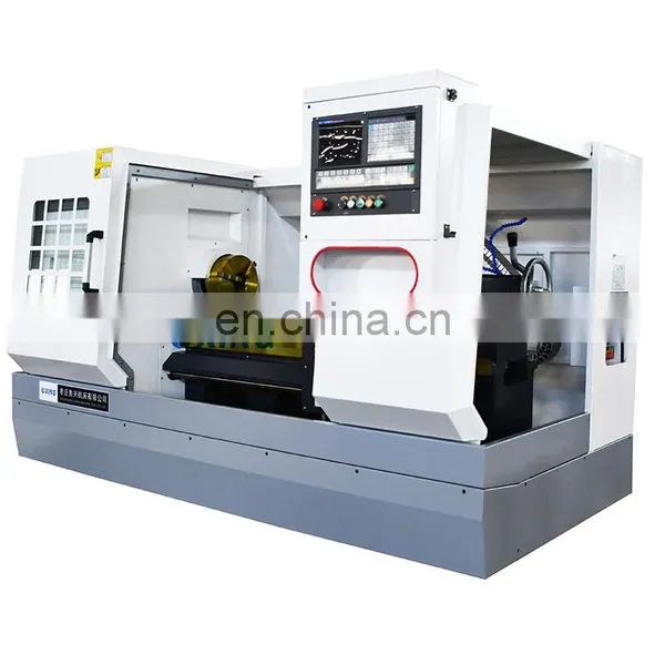 CK6150 Precio de Tornos Automatic Flat Bed GSK KND Siemens FANUC Control Cnc Lathe Turning Center Machine Price for Sale China photo-2