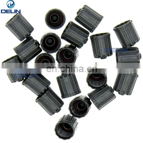 Gray Plastic Rubber Tire Valve Stem Caps TPMS Tire Cap photo-5
