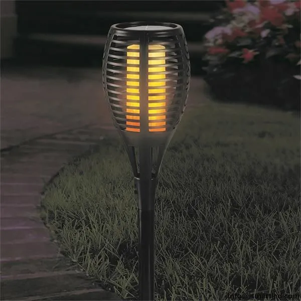 96LED Solar Flame Light Courtyard Landscape Lamp photo-5