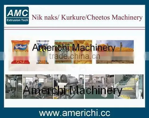 Corn curls processing line
