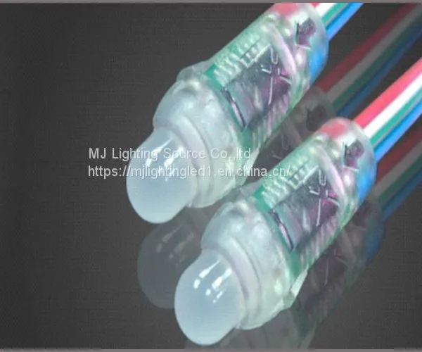5V 12mm RGB Led Light Pixel Lamp 50pcs/String 0.3W DC5V IP67 Outdoor 3D Letter Signage Made In China photo-2