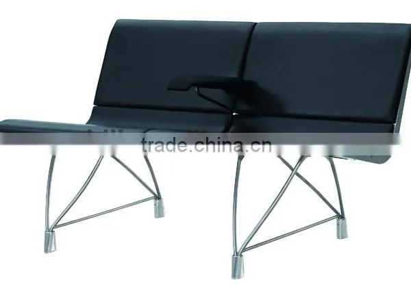 PU Leather Cover Wholesale Waiting Chair Station Area Chair H60C-4-E photo-2