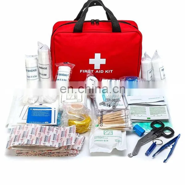 OEM Customize Health Care Home Emergency Medical Portable Travel Survival First Aid Kit Bag photo-3