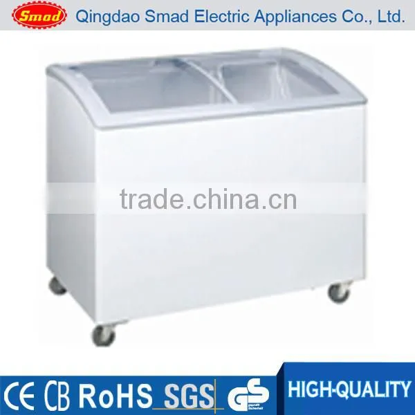 Supermarket 600L Glass Door Chest Freezer With Lock photo-5