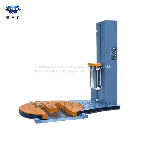 Pallet wrapper machine stretch film machine Can load 500kg With CE certification Pallet wrapper