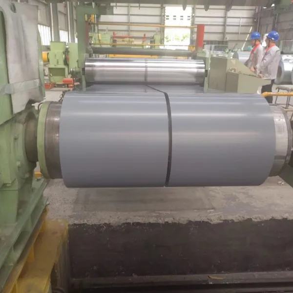 Charcoal Grey Colour Coated Steel Rolls High Strength and Weather Resistance Building Materials photo-5