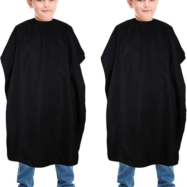 Kids Haircut Barber Cover Hair Salon Cape Waterproof Hair Cutting Cape 47.3 x 31.5 Inch (Classic Pattern)
