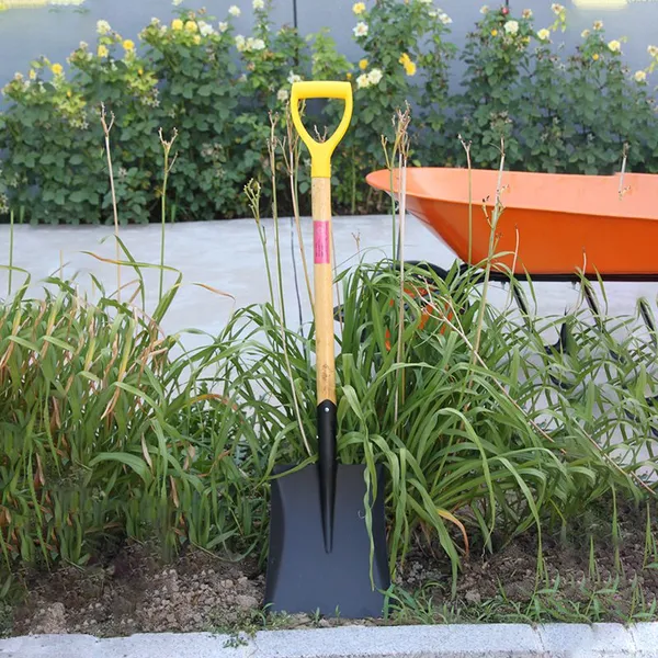 Ghana Factory Direct Produce Offset D Handle Hard Wood Steel Shovel photo-5