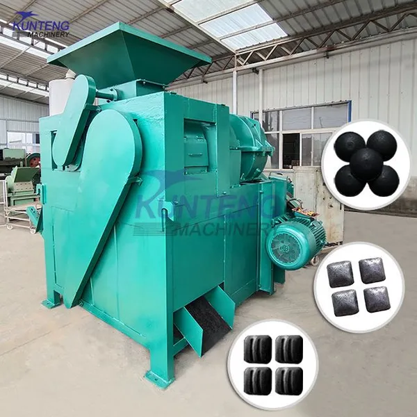 Customization Coconut Shell Wood Charcoal Ball Briquette Machine EPC photo-3