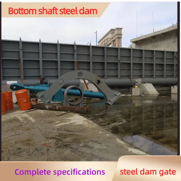 Corrosion Resistant Q345B Steel Bottom Shaft Flip Gate Stable Water Blocking For Urban River Water Storage photo-3