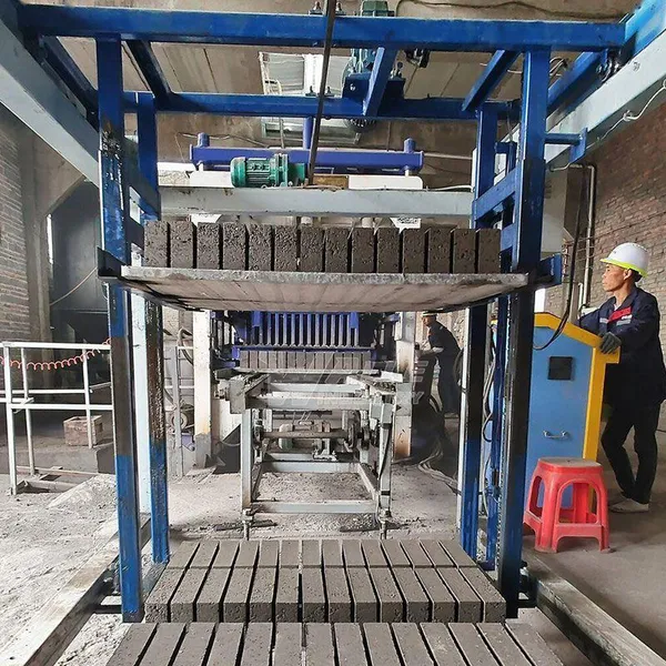 Industrial Cement Concrete Paver Brick Production Line For Construction Project photo-4