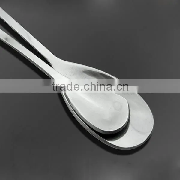 Popular 10 12 Inches 18/8 Stainless Steel Mixing Spoon With Fork photo-3