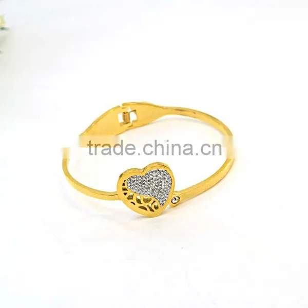 Wholesale Bangles High Quality Gold Color Luxury Bracelet for Women photo-2