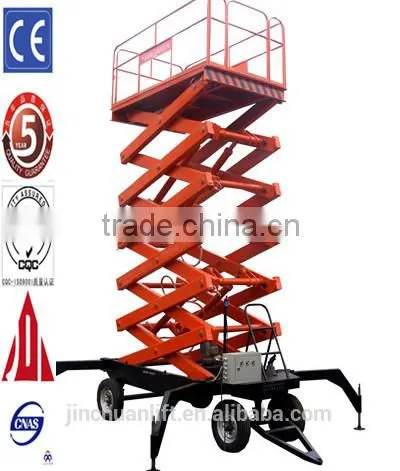 1.35~11m, 0.3 Ton Scissor Lift Platform for Wheelchair /mobile Lift Platform /stationary Scissor Lift Platform photo-4