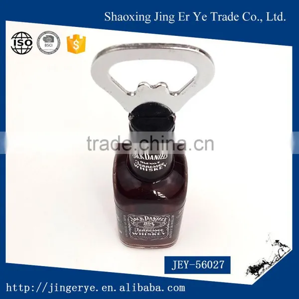 Creative Design Beer Bottle Shaped Bottle Opener With Magnet photo-4