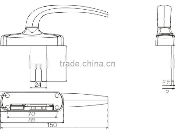 Window Handle JW9006A photo-2