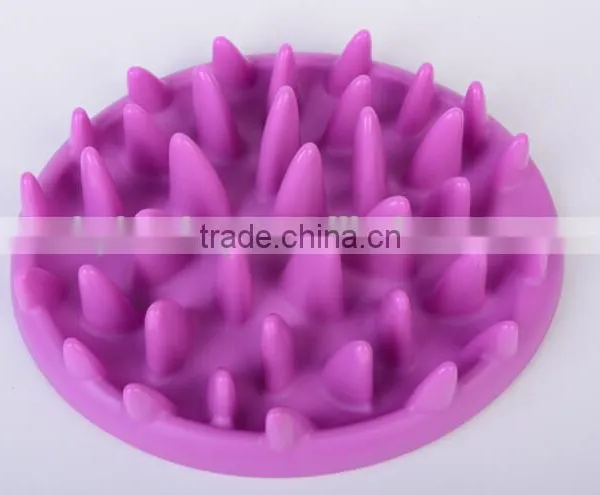 Jungle Reduce Weight Pet Feed Interactive Slow Feeder Dish Dog & Cat Bowls Pink