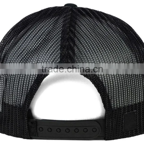 High Quality Factory Customized Sponge Hat 5 Panel Screen Printing Flat Brim Trucker Caps photo-4
