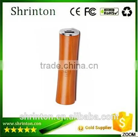 Wooden Tube Universal Portable Power Bank 2600mah photo-3