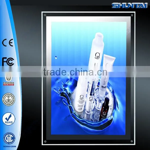 Edge-lit Acrylic Crystal Led Photo Frame Advertising photo-4