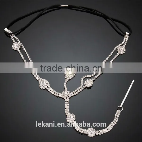Fancy Women Crystal Wedding Korean Quality Bijoux photo-4