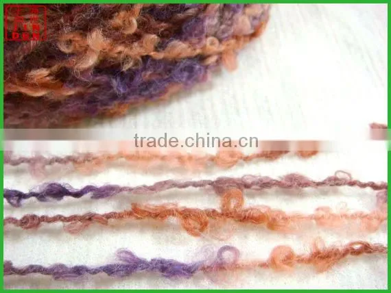 loop yarn/special yarn/fancy yarn for weaving and knitting