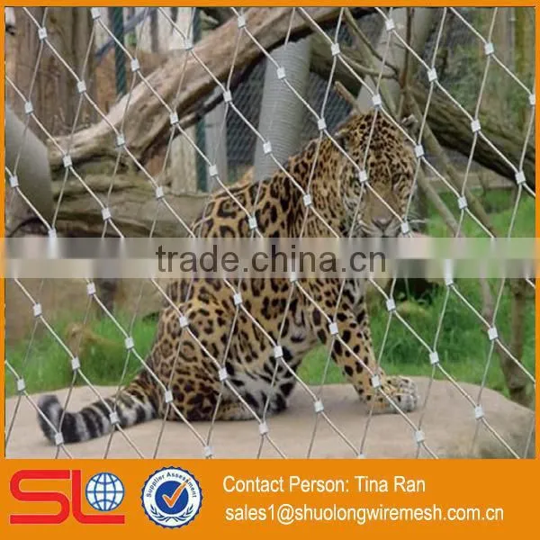 2mm Rope Wire Flexible Stainless Steel Woven Zoo Mesh Fence photo-3