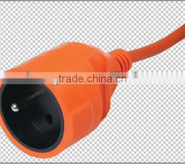 Power Plug /male Power Cord Plug/extension Cord (VDE Certification)