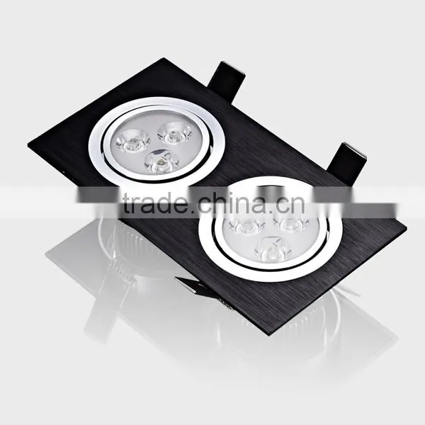 2 Light LED Ceiling Light Grille Lamp 6w 10W 14w 18w 24w 30w 36w LED Downlight photo-2