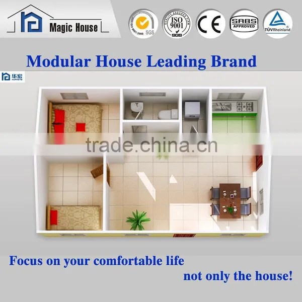 2016 Popular Product Low Cost Foam Cement Panel Prefabricated House photo-2