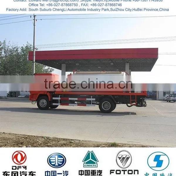 10000 Liter Bitumen Paver, 10 m3 Bitumen Tanker Truck, Asphalt Sprayinger Tank Truck photo-2