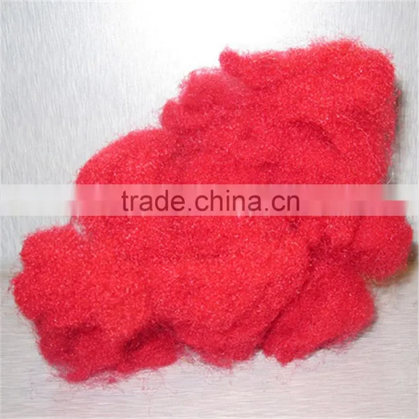 Eco Friendly Red Nylon6 Staple Fiber