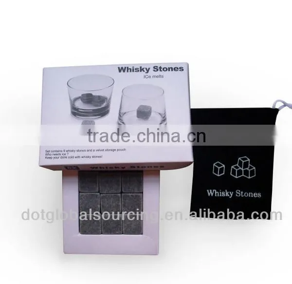 High Quality 9PCS/SET Whiskey Rock Stone Cube Whisky Whiskey Stone Ice Cube photo-5