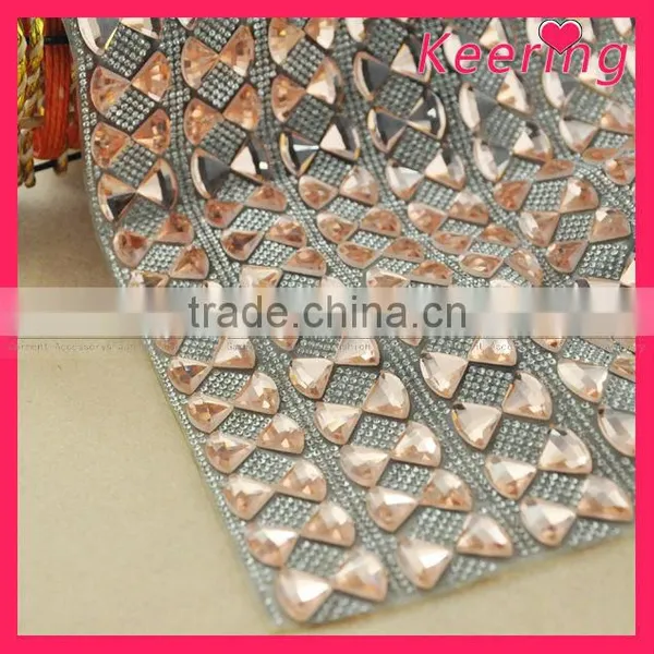 Fashion Hotfix Rhinestone Mesh for Garment WRT-008 photo-3
