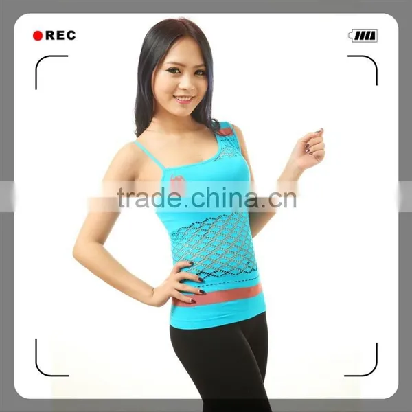 2015 Ladies Seaxy Fashion Seamless Tank Top With Jacquard Weave photo-3