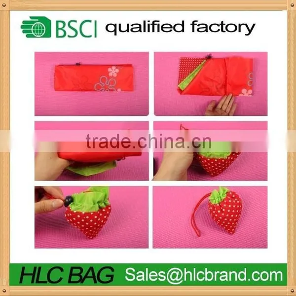 Strawberry Shopping Bag Foldable Polyester Reusable Bag HL-PB005 photo-5